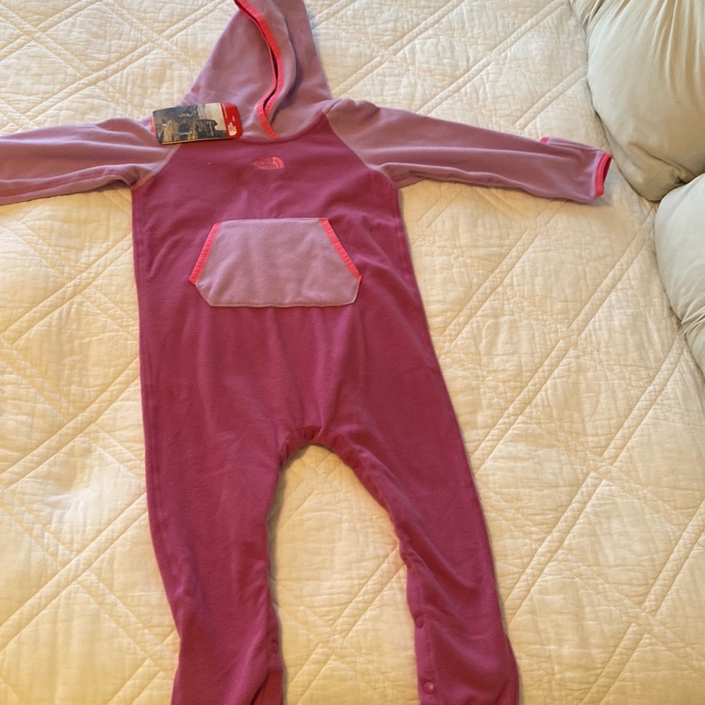 Northface Infants fleece one piece